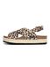 Bayton Sandalen met riem 'Leida' beige / lichtbruin / zwart