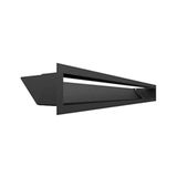 KRATKI ventilatierooster AIR | Warmeluchtrooster 9 x 80 cm | Zwart