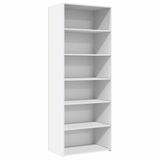 VidaXL Hoge kast, wit, 70x41x185 cm, bewerkt hout