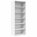 VidaXL Hoge kast, wit, 70x41x185 cm, bewerkt hout