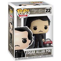 Funko Pop Icons Edgar Allan Poe Figurine met Raaf