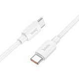 HOCO X96 câble de données et de charge USB-C - USB-C, 100W, 1m, Blanc