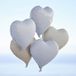Hartjes - Taupe Wit Creme ballon