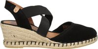 Verbenas Mila Sandalen Touwzool - Zwart - Maat 36