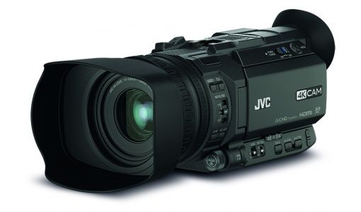JVC GY-HM170E - 4K Handheld Camcorder - 12.4MP, 12x Zoom, 3.5" LCD, HDMI
