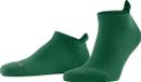 FALKE Cool Kick kort eenkleurig functioneel materiaal sneakersokken enkelsokken unisex groen - maat 42-43