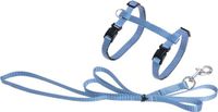 Flamingo Kattentuig met Lijn - 110 cm - Licht Blauw
