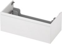 INK - Onderkast 1 Lade Greeploos Gelakt 45gr - 700x450x350 Mm - Mat Wit