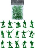 Henbrandt 100x Soldats jouets 3,5 - 7 cm