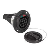 AKYGA Type 2 One Fase Oplaadpoort voor elektrische auto's AK-SC-E25 32A mannelijk 1-fase EV laadsocket