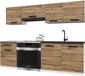B BELINI GROUP BELINI Keukenblok ITALIA 1 - Keukenmeubel Set 180 cm Goudbruin met Werkbladen