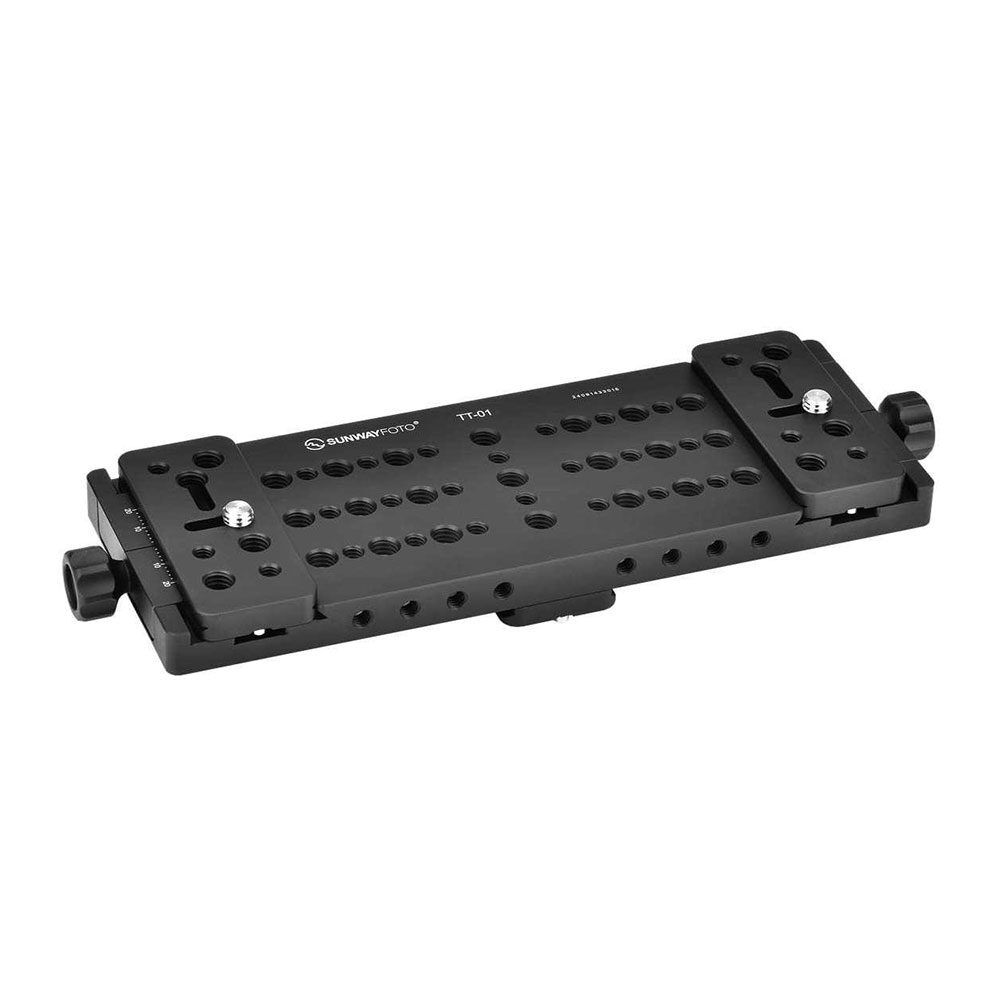 Sunwayfoto Double Arca Plate with Accessory Mounts