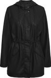 VERO MODA CURVE VMMALOU Coated Jacket Noos Curve Dames Jas - Zwart - Maat 54