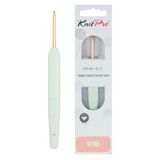 KnitPro Vybe aluminium haaknaald met rubberen handvat - 3,25 mm