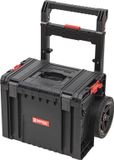 Qbrick System PRO Cart 2.0 Plus Stapelbaar 490 x 415 x 660 mm 29 l IP54 Afneembare Dubbele Telescopische Handgreep