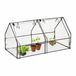 Relaxdays Kweekkas, 92 x 180 x 92 cm, 2 Deuren, Folie, Plantenkas, Zonder Bodem, Transparant
