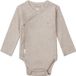 Noppies Nino Romper - Rib - Taupe Melange - Mt. 56