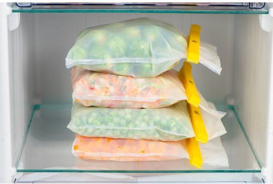 Nostik Diepvrieszakken - Herbruikbaar - 4 Stuks