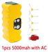 Helgeel Batterie pour robots aspirateurs - Batterie de remplacement série 500-900 - 14,4 V, 6000 mAh - Bloc-batterie Ni-MH - Longue durée d'utilisation
