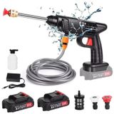 Nettoyeurs haute pression Nettoyeurs haute pression sans fil 35 bar 21 V 2 batteries Convient aux voitures