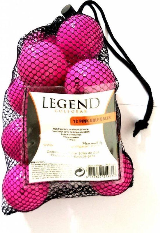 Legend Distance Golfballen - Roze - 12 Stuks