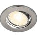 Nordlux 49300155 Canis 3-Kit 2700K Geberstet Nickel Inbouwring Energielabel: F (A - G) LED GU10 35 W Nikkel (geborsteld)