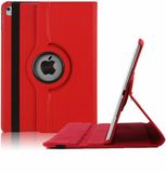 Ntech Apple iPad 9.7 (2017 / 2018) Hoes Case Cover 360° draaibaar Multi stand Rood