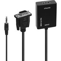 Accsup Videoadapter VGA naar HDMI 20 cm Zwart