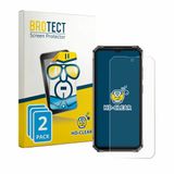 BROTECT - Screenprotector voor Oukitel G7 - Folie Beschermfolie transparant 2 Stuks