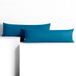 DecoKing Amber-kussenslopen 40 x 200 cm, katoen, rits, blauw, 2 stuks