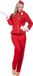 Wilbers Stewardess kostuum Dames Rood Premium 4-delig - Maat 36