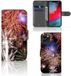 B2Ctelecom Apple iPhone 11 Pro Wallet Case met Pasjes Vuurwerk