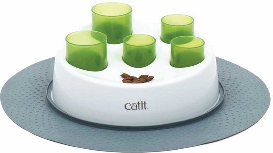 Catit Senses 2.0 Digger - Interactieve Voerbak - Wit - Ø 24 cm