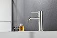 AIYA Bath Bath Designer Bathroom Tap Made of Stainless Steel | Polished | Timeless and Modern Design from Denmark | Single Lever Mixer Tap for Bathroom | Washbasin Tap | High Quality and Durability