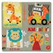 GUTEC Table d'activités pour enfants - Bureau avec 2 chaises - Bois orange/jaune - 0-4 ans