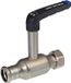 VSH XPress FullFlow RVS kogelkraan verlengde spindel met koppeling b/b 22xG3/4" (DN20) Type XPR21401