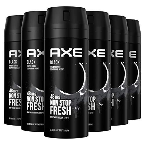 AXE Deodorant Bodyspray Black - 6 x 150ML Voordeelverpakking