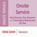 Ricoh 1 Jaar Garantie hernieuwing (Mid-Vol Productie)
