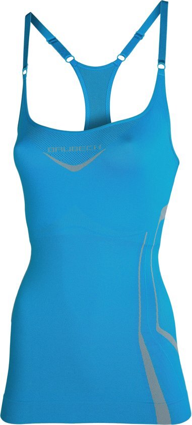 Brubeck Seamless Fitnessshirt - Singlet- Dames - Azure-S