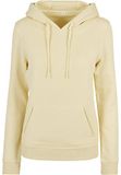 Build Your Brand Organic Dames Hoodie Soft Yellow Maat 3XL
