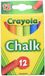 CRAYOLA 51-0816 Krijtkleur 12PK, (Pack van 1), Multicolor, Multicolour