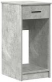 vidaXL Computertorenstandaard met lade 35x45x77 cm betongrijs