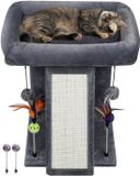 Ibenzoa® Robuuste Klimstructuur voor Indoor Katten: Multifunctioneel Speelplezier en Comfort