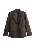 Next Dames Satijnen Blazer Petite Bruin