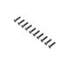 Platte Losi Platte schroeven, staal, zwart oxide M4 x 18 mm (10)