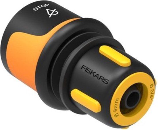 Fiskars Tuinslang Koppeling - 9mm - Kunststof - Waterstop
