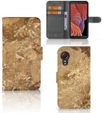 Samsung Galaxy Xcover 5 Étui Marbre Crème