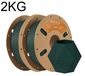 Bos Vert filament pour imprimante 3D - Filament PLA - 1,75 mm - Mat - 2 kg