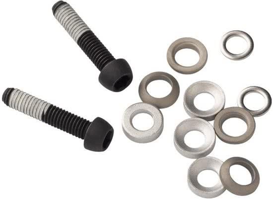 SRAM Remdeel montage kit flat mount staal t25 37mm - ZWART