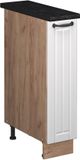 Vicco Apotheekkast Fame-Line, Wit Landhuis/Goudkleurig Eiken, 20 cm, WB Antraciet